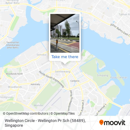Wellington Circle - Wellington Pr Sch (58489) map