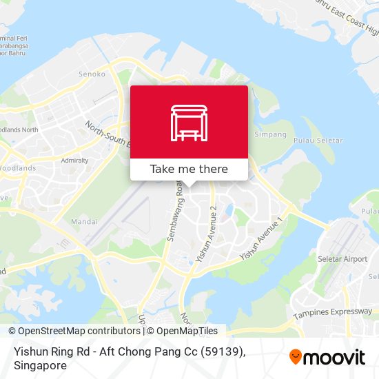 Yishun Ring Rd - Aft Chong Pang Cc (59139)地图