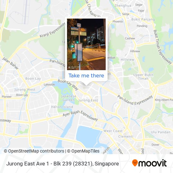 Jurong East Ave 1 - Blk 239 (28321) map