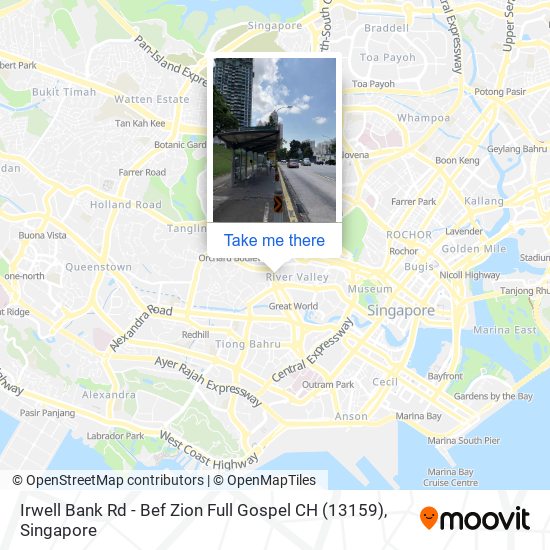 Irwell Bank Rd - Bef Zion Full Gospel CH (13159) map