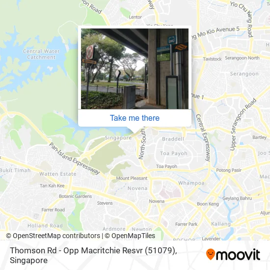 Thomson Rd - Opp Macritchie Resvr (51079)地图