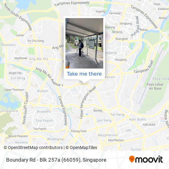 Boundary Rd - Blk 257a (66059) map