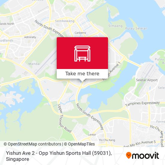 Yishun Ave 2 - Opp Yishun Sports Hall (59031)地图