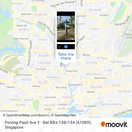 Potong Pasir Ave 3 - Bet Blks 138 / 144 (61089) map