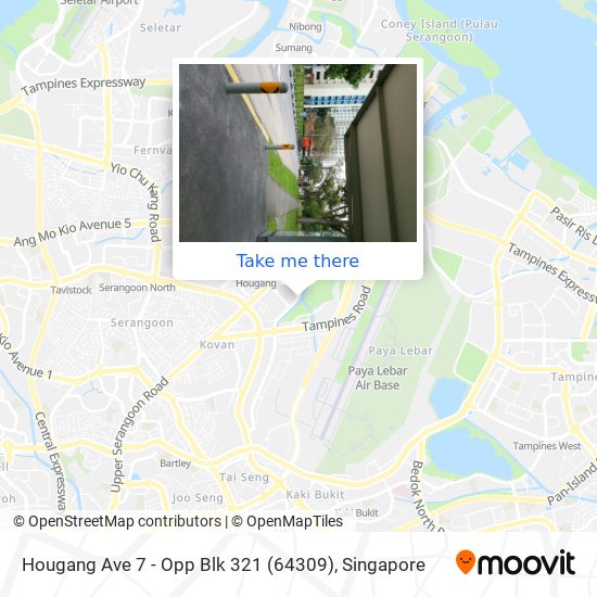 Hougang Ave 7 - Opp Blk 321 (64309) map