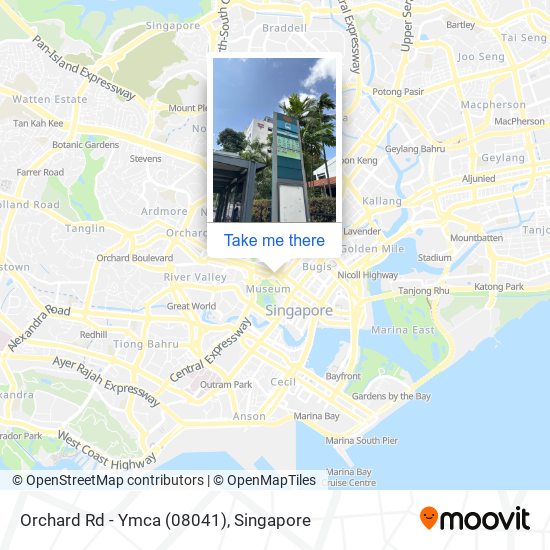 Orchard Rd - Ymca (08041) map