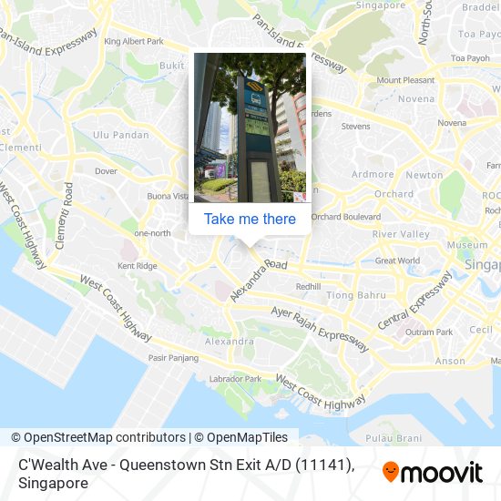 C'Wealth Ave - Queenstown Stn Exit A / D (11141) map