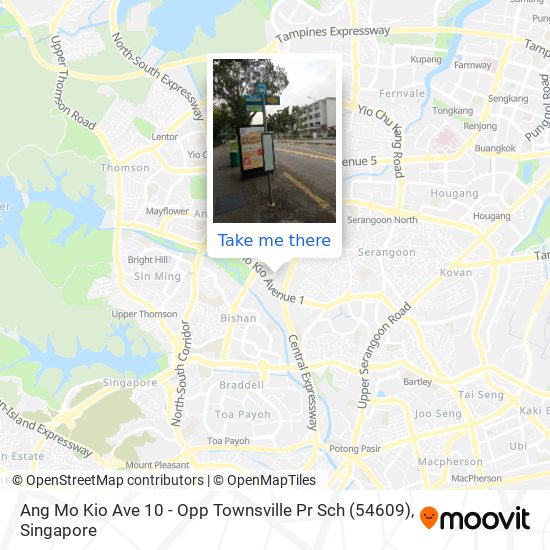 Ang Mo Kio Ave 10 - Opp Townsville Pr Sch (54609) map