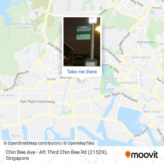 Chin Bee Ave - Aft Third Chin Bee Rd (21529) map