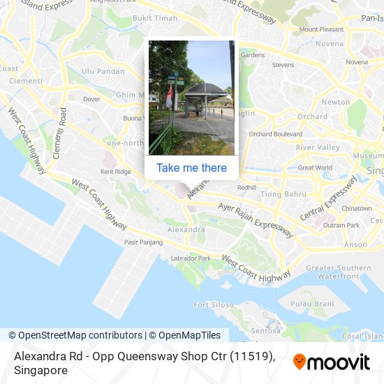 Alexandra Rd - Opp Queensway Shop Ctr (11519) map