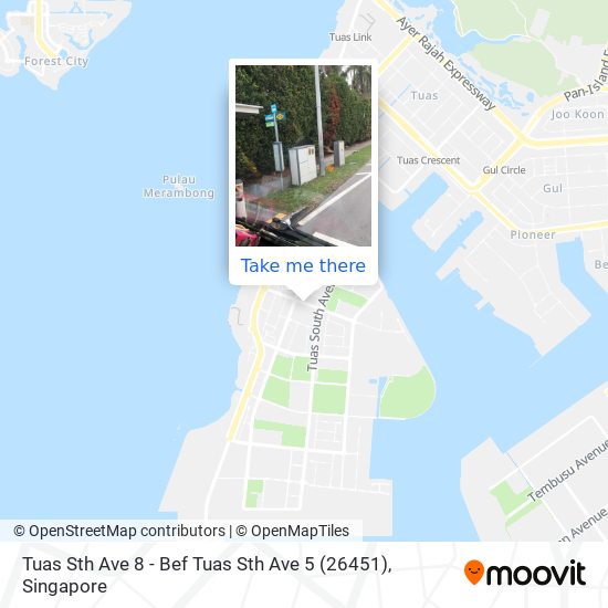 Tuas Sth Ave 8 - Bef Tuas Sth Ave 5 (26451)地图