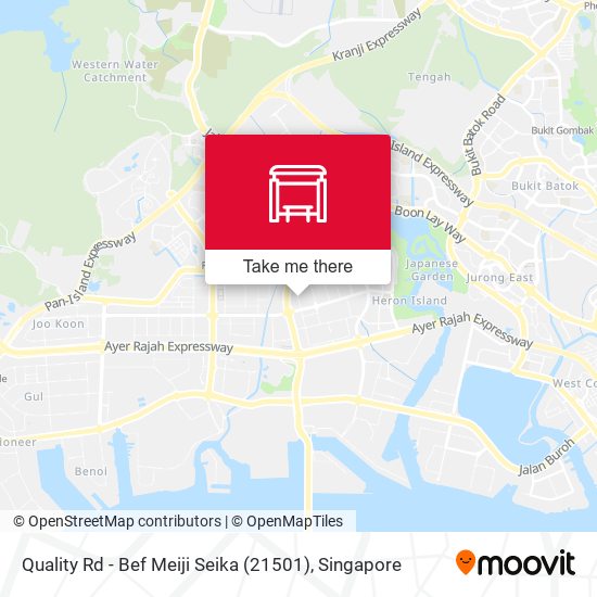 Quality Rd - Bef Meiji Seika (21501) map