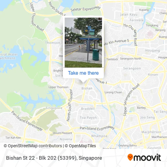 Bishan St 22 - Blk 202 (53399)地图