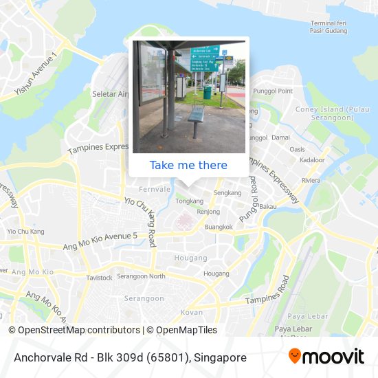 Anchorvale Rd - Blk 309d (65801) map