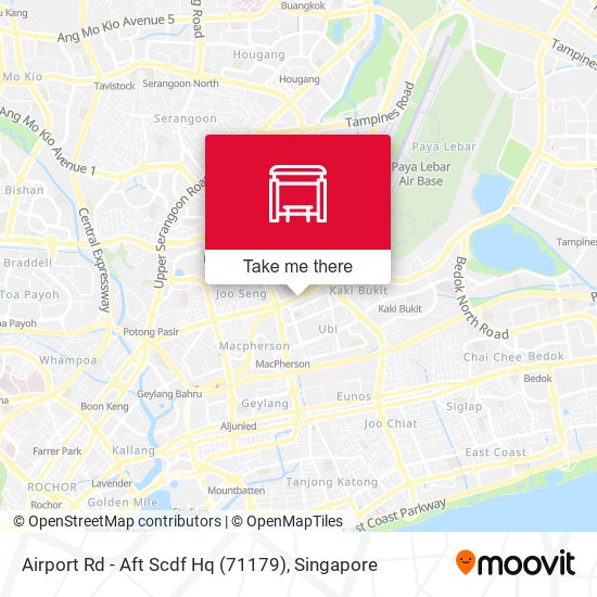Airport Rd - Aft Scdf Hq (71179) map