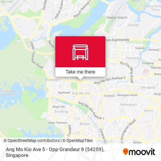 Ang Mo Kio Ave 5 - Opp Grandeur 8 (54259) map