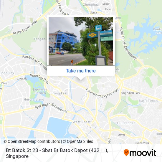 Bt Batok St 23 - Sbst Bt Batok Depot (43211) map