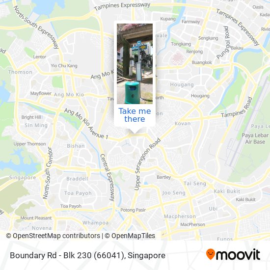 Boundary Rd - Blk 230 (66041) map