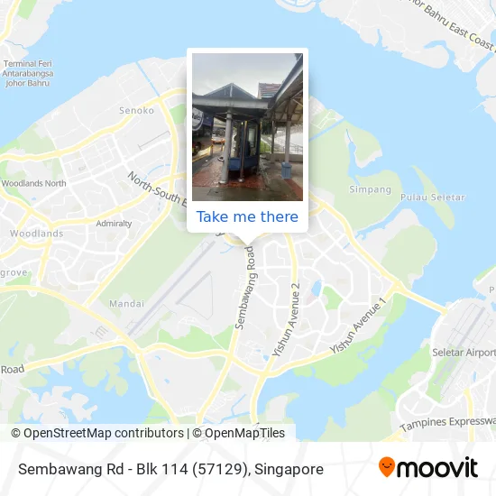 Sembawang Rd - Blk 114 (57129)地图