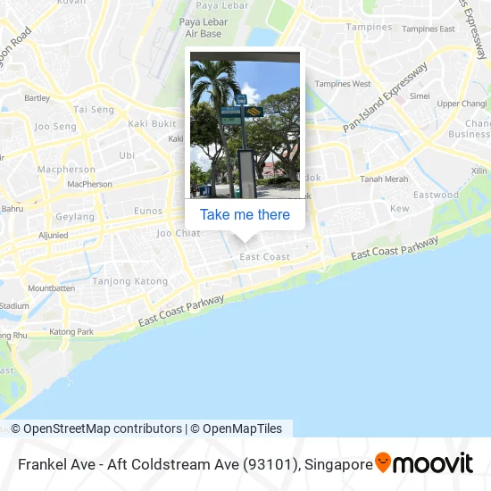 Frankel Ave - Aft Coldstream Ave (93101) map