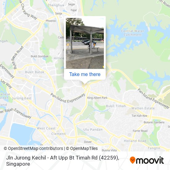 Jln Jurong Kechil - Aft Upp Bt Timah Rd (42259) map