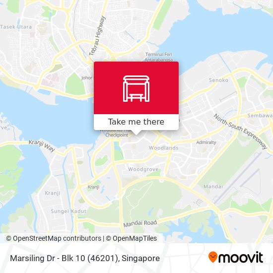 Marsiling Dr - Blk 10 (46201) map