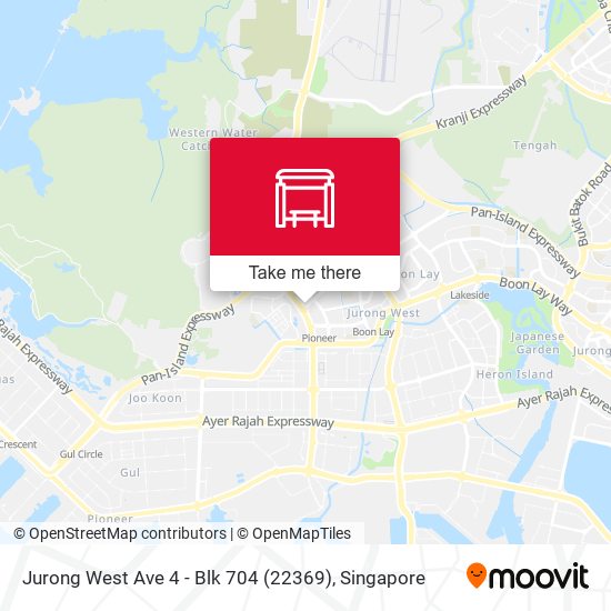 Jurong West Ave 4 - Blk 704 (22369) map