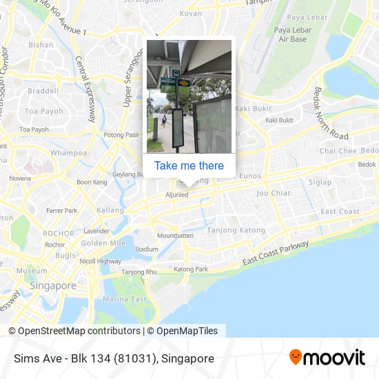 Sims Ave - Blk 134 (81031)地图