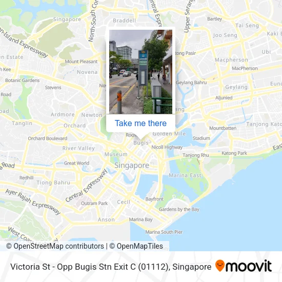 Victoria St - Opp Bugis Stn Exit C (01112)地图