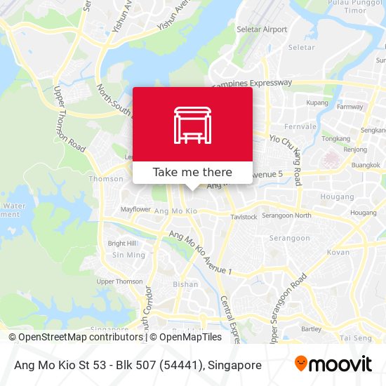 Ang Mo Kio St 53 - Blk 507 (54441) map