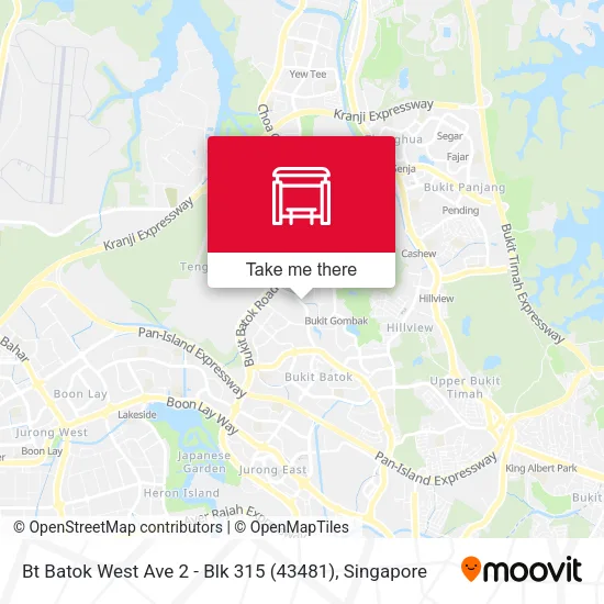 Bt Batok West Ave 2 - Blk 315 (43481) map
