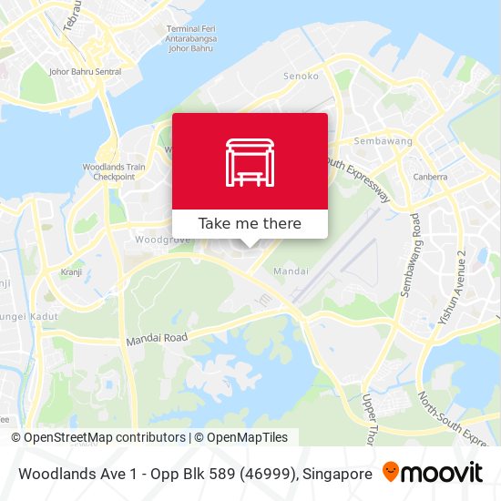 Woodlands Ave 1 - Opp Blk 589 (46999) map