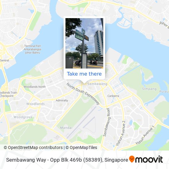 Sembawang Way - Opp Blk 469b (58389) map