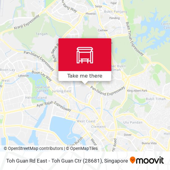 Toh Guan Rd East - Toh Guan Ctr (28681) map