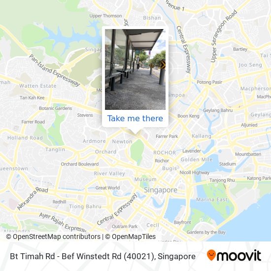 Bt Timah Rd - Bef Winstedt Rd (40021) map