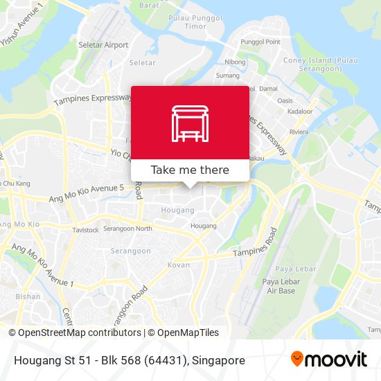 Hougang St 51 - Blk 568 (64431)地图