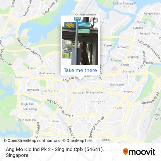 Ang Mo Kio Ind Pk 2 - Sing Ind Cplx (54641) map