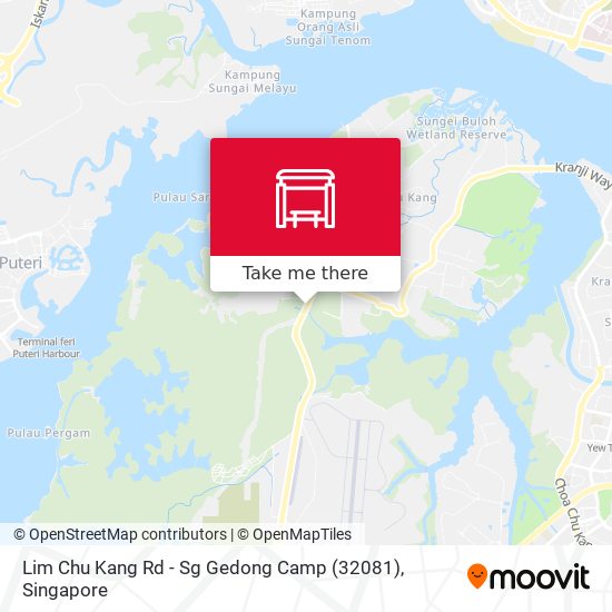 Lim Chu Kang Rd - Sg Gedong Camp (32081)地图