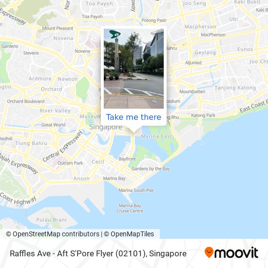 Raffles Ave - Aft S'Pore Flyer (02101) map
