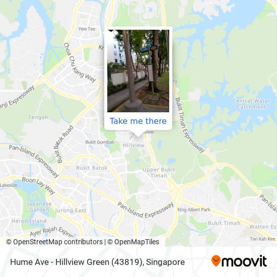 Hume Ave - Hillview Green (43819) map