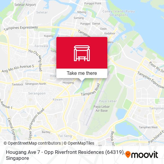 Hougang Ave 7 - Opp Riverfront Residences (64319)地图