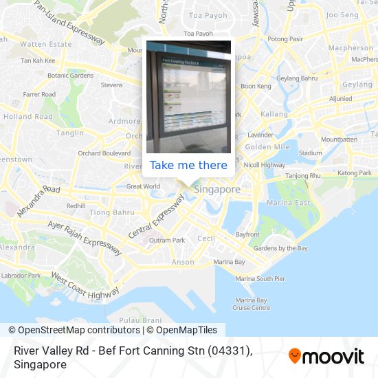 River Valley Rd - Bef Fort Canning Stn (04331)地图