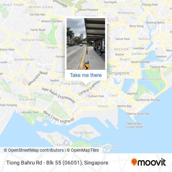 Tiong Bahru Rd - Blk 55 (06051)地图