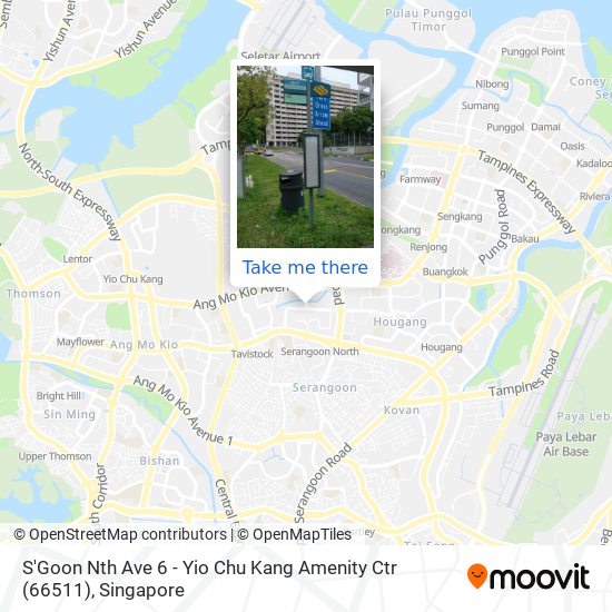 S'Goon Nth Ave 6 - Yio Chu Kang Amenity Ctr (66511)地图