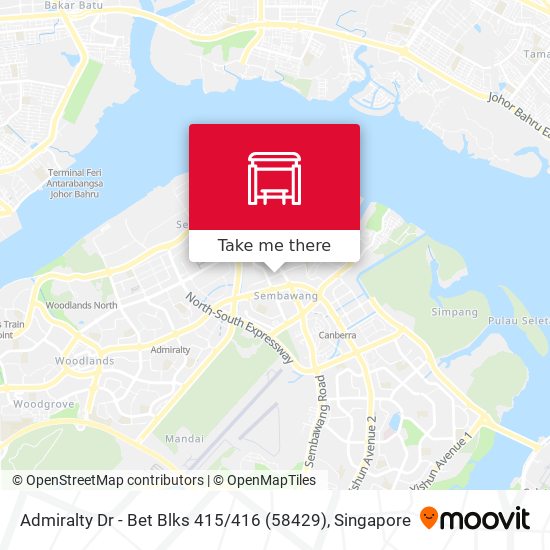 Admiralty Dr - Bet Blks 415 / 416 (58429)地图