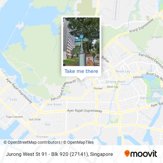 Jurong West St 91 - Blk 920 (27141) map