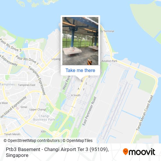 Ptb3 Basement - Changi Airport Ter 3 (95109) map