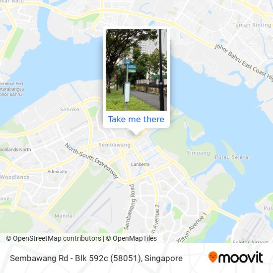 Sembawang Rd - Blk 592c (58051)地图