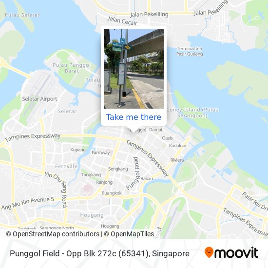 Punggol Field - Opp Blk 272c (65341) map