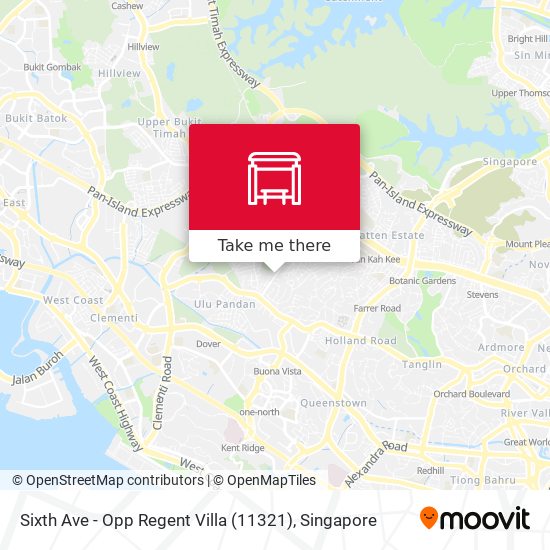 Sixth Ave - Opp Regent Villa (11321) map